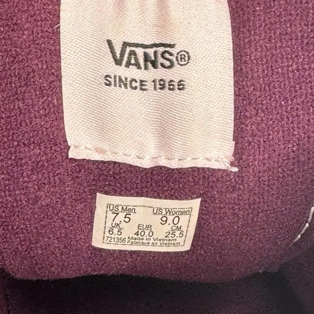 Vans Knu Stack Platform Sneakers Lollipop Purple Chunky Shoes Womens 9